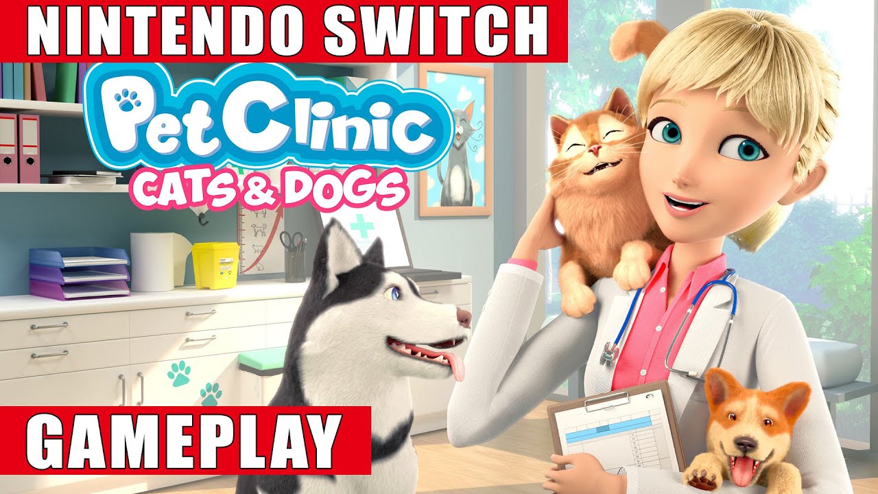 My Universe: Pet Clinic Cats & Dogs Nintendo Switch Gameplay 