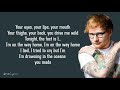 Ed Sheeran Shirtsleeves Lyrics mp3