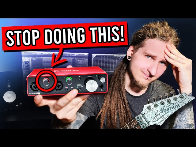 The 6 WORST Guitar Home Recording MISTAKES! class=