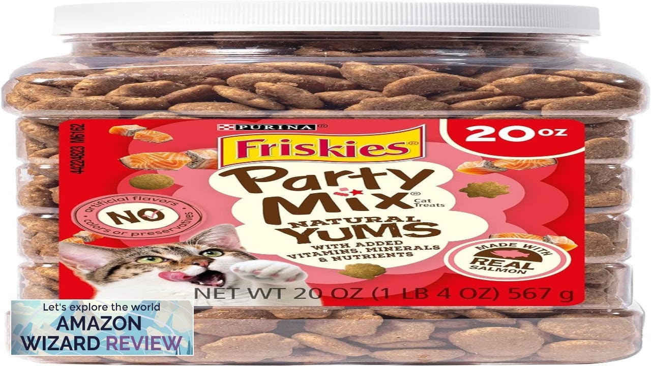 Purina Friskies Natural Cat Treats Party Mix Natural Yums With Real