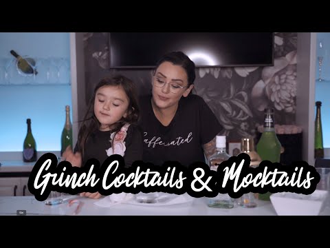 JWOWW MAKES GRINCH COCKTAILS & MOCKTAILS