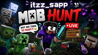MINECRAFT MOB HUNT LIVE 😂 | Chaos With Friends!