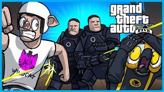 GTA 5 Online The Doomsday Heist! - Fighting Invisible Juggernaut Bosses! (Part 4)