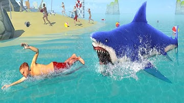Hungry Shark Attack Simulator: New Hunting Game 2021 - SHARK SIMULATOR - Android / IOS Gameplay