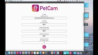 PetCam App - Dog Camera App App [MAC] Basic Overview - Mac App Store screenshot 1