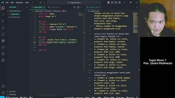 Tugas Modul 1 - HTML || Praktikum Sistem Multimedia (TIK3061)