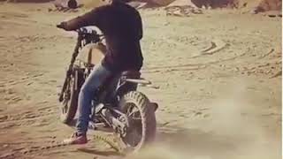 Rocking star yash KGF bike