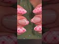 24Pcs Autumn Winter Matte Almond False Nails with Glue Rose Leaf Printing Nail Art