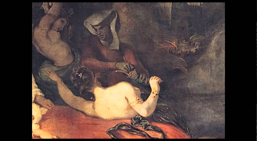 Смерть сарданапала описание картины