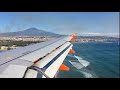 Clear sky Landing with the Etna | Catania airport (CTA) | EasyJet | A320-214
