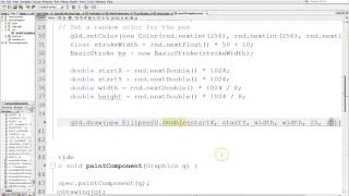 Java 2D 5: Using Ellipse2D for ellipses and circles