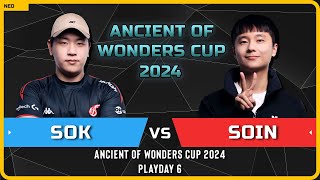 WC3 - [HU] Sok vs Soin [ORC] - Playday 6 - Ancient of Wonders Cup 2024