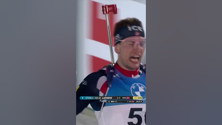 Sturla sends commentators and crowd crazy in #NMNM24 #biathlon