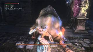 Bloodborne™ Maneater Boar Boss Fight