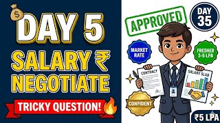 Day 5: Job Ready English | ExpectedSalary? How to Answer | Salary Negotiation