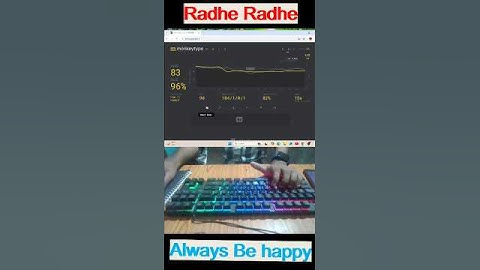 Typing speed 83 wpm | Typing test shorts | #typing #monkeytype #ssctyping