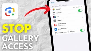 How To Stop Google Lens From Accessing Phone Gallery