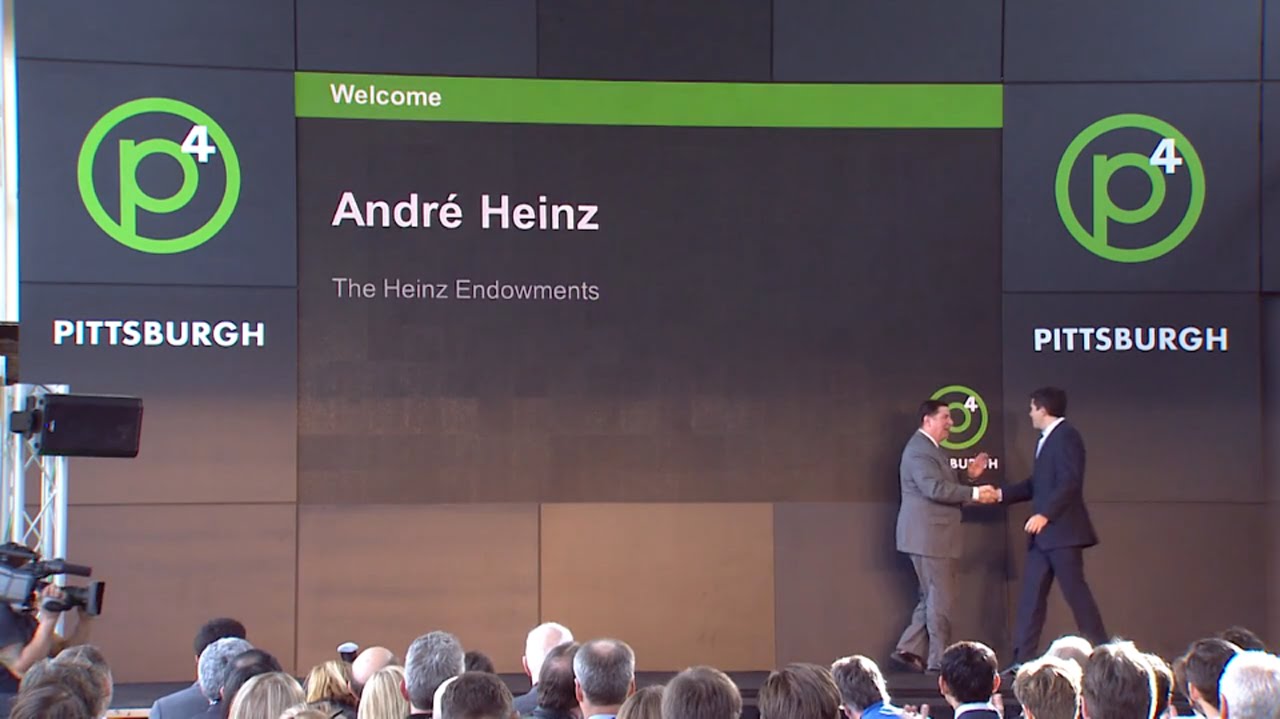 Mayor William Peduto, City of Pittsburgh and André Heinz, The Heinz Endowments