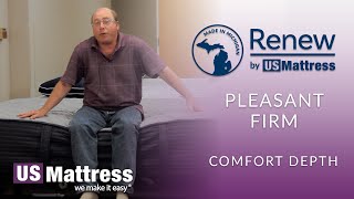 Renew By Us Mattress Pleasant Firm Comfort Depth 2