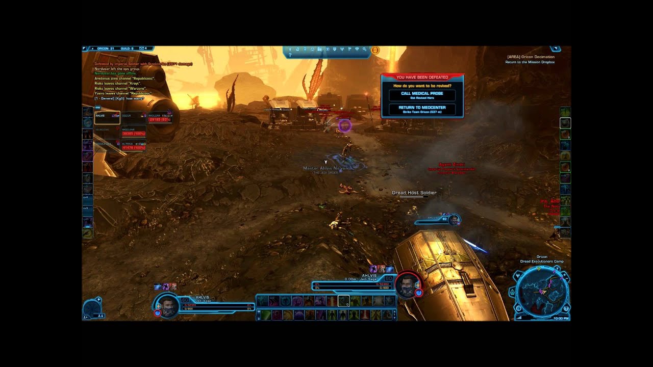 Blue Jedi Crusade SWTOR Begeren Colony owPvP Battle 16SEP2015