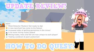 HOW TO DO NEW METAL DETECTOR QUEST + UPDATE REVIEW!✨ Roblox Horse Valley