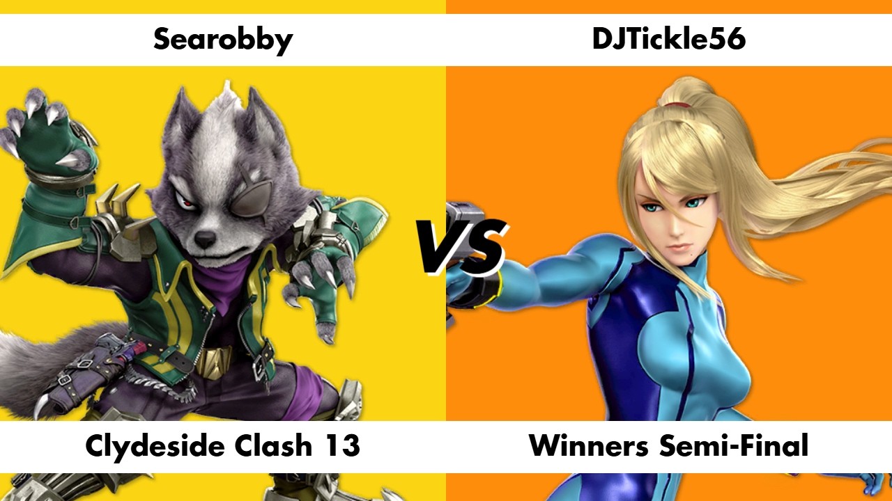 Searobby (Wolf) vs DJTickle56 (ZSS / Captain Falcon) - Clydeside Clash 13 Winners Semi-Final