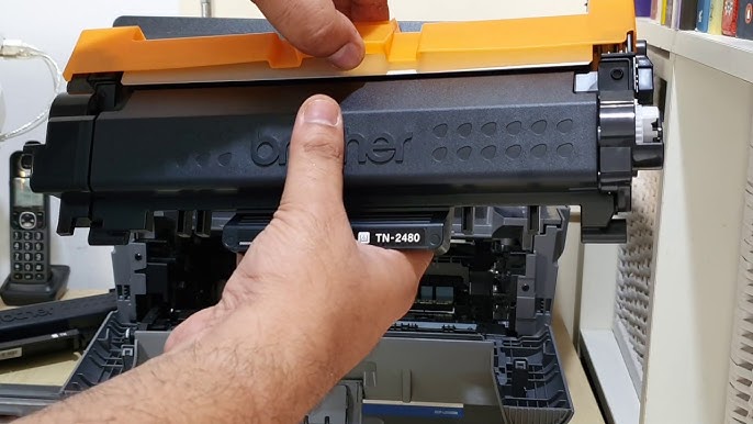 Brother DCP-L2530DW Toner Cartridge & Drum Installation - How to Fit It 
