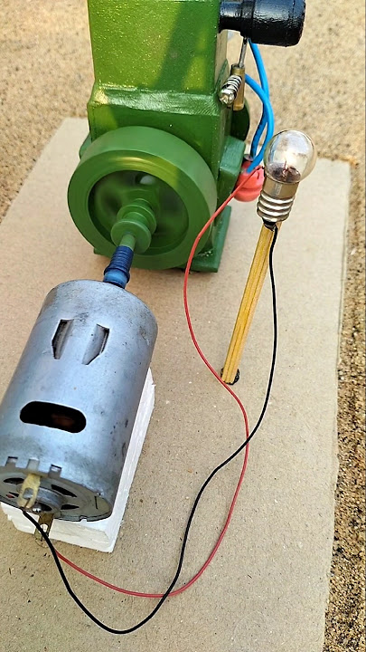 Mini Diesel Engine Generator Science Project #generator