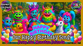 Our Happy Birthday Song!| Monster Party Just For You | Magic Mini Monsters #magicminimonsters