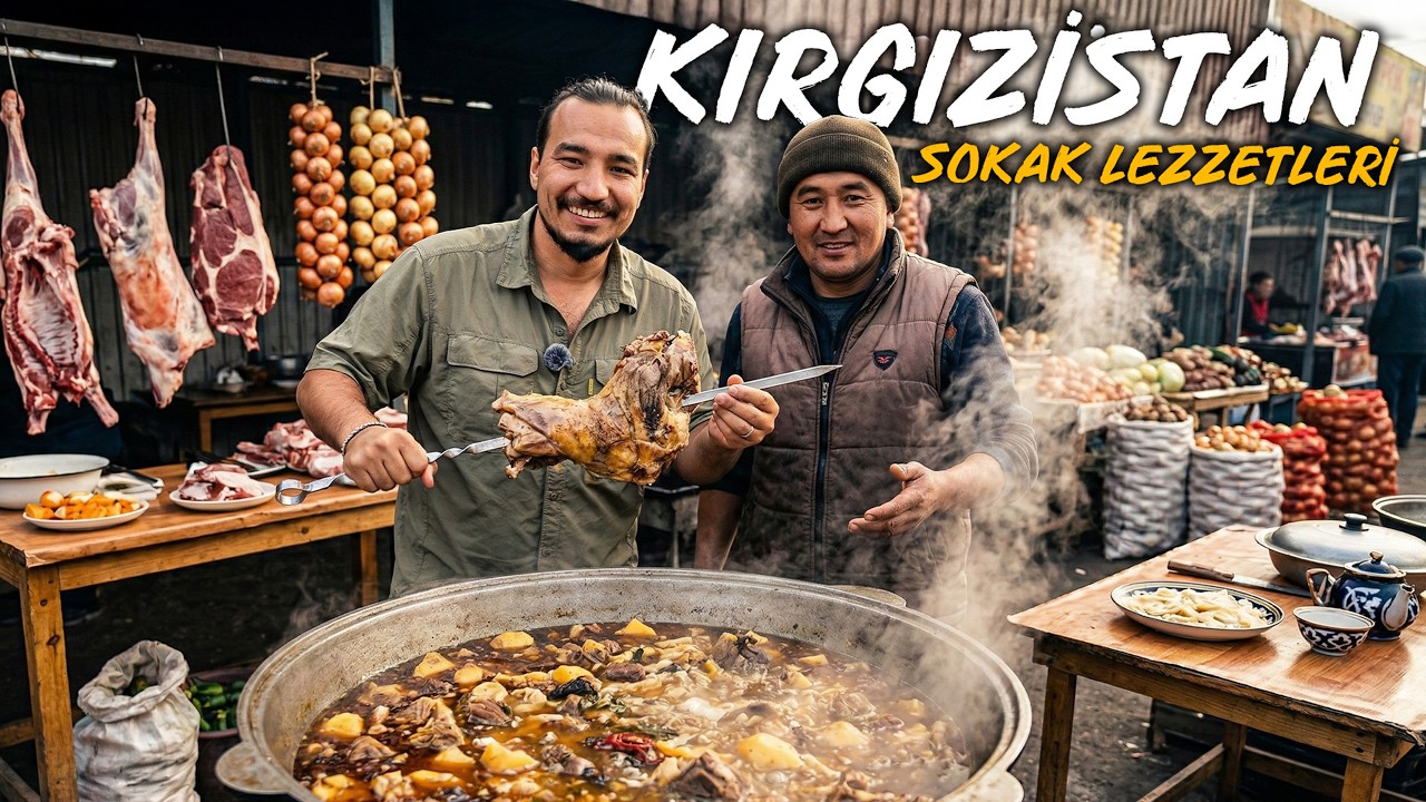 КИРГИЗСКИЕ УЛИЧНЫЕ ДЕЛИКАТЕСЫ ( Я пил кумыс ) 🇰🇬