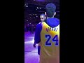 The Lakers emotional tribute to Kobe Bryant #shorts
