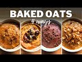 BLENDED BAKED OATS » 4 Flavours for Easy & Healthy Breakfast | Recipes for Air Fryer or Oven