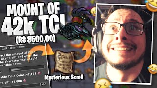 BUG DOUBLE BOSSES ROOM! | MOUNT OF 42K TIBIA COINS! ADVANCED SHIELD TO 127 - #TibiaFerumbrinha🧙