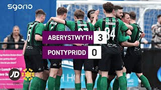 Uchafbwyntiau | Highlights | Aberystwyth 3-0 Pontypridd | JD Cymru Premier