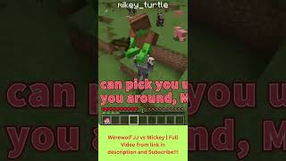 Speedrunner vs Hunter in Minecraft | Speedrunner JJ as werewolf!