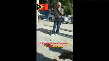 Tiktok Viral H.E. Kay Rala Xanana Gusmao With People in Timor Leste,👉❤️🇹🇱🤝✌️💪👍.
