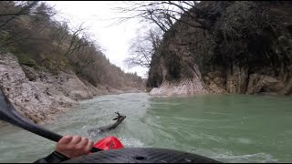 Kayaker Saves a Deer from Drowning in Italy