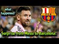 Urgent: Messi delivers happy news to Barcelona management 🔥❤️