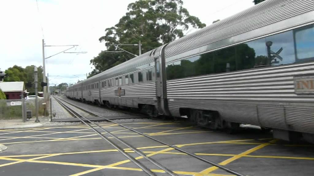 Indian Pacific Meadow st crossing Guildford WA YouTube