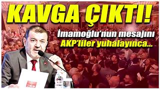 Ekrem İmamoğlunun Mesajını Akpliler Yuhalayınca Meclis Karıştı