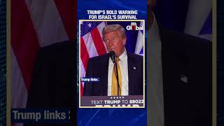 Details Trump On Israel: Donald Trump Says Israel's Future Depends On 2024 US Election |Trump Warns Jew Guide
