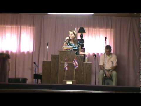 Erin Moore singing Amazing Grace (My chains are Go...