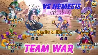 Monster Legends - Learnean level 130 vs Faraday teamwar51 review combat