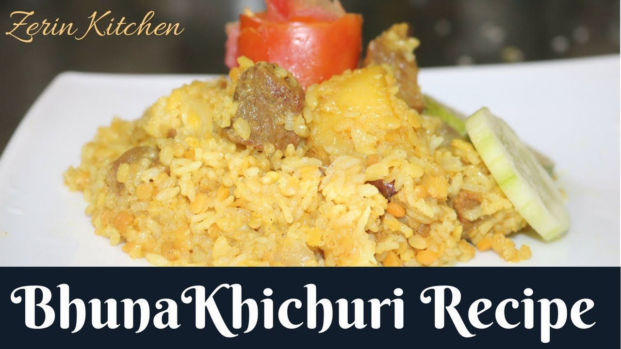Khichuri Recipe Bengali | How To cook Easy Bhuna Khisuri at Home ...