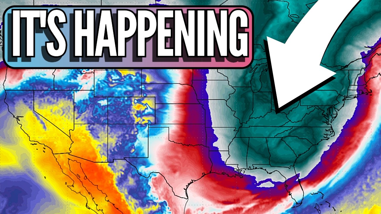 Arctic Blast Freezes the East - Snow for the Ohio Valley - YouTube