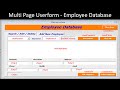 Multi Page Userform – Employee Database