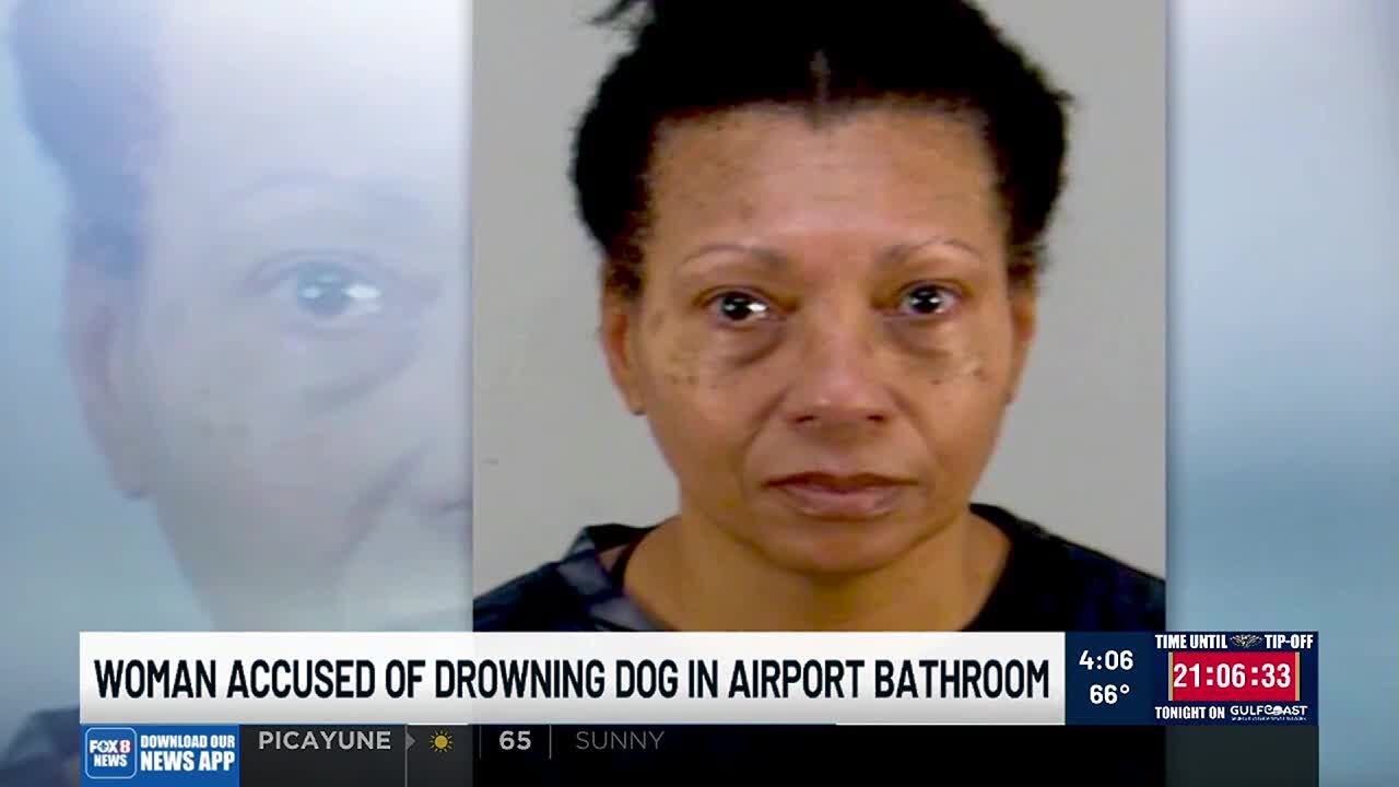 Louisiana woman drowned dog in airport bathroom after being denied ...