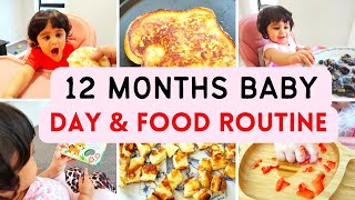 12 MONTHS BABY ( DAY & FOOD ROUTINE )  #baby_food  #day_routine