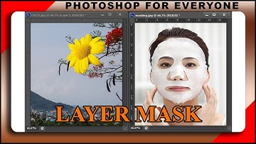 Cách dùng photoshop. Sử dụng mặt nạ lớp Layer mask.