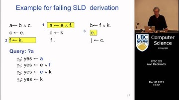 Lecture 24 | Logic 4: Top-Down Procedure, Datalog and Big Picture